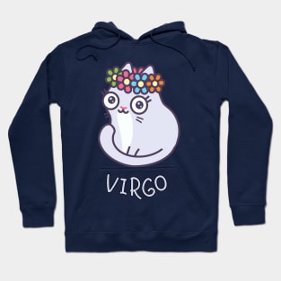 Funny Virgo Cat Horoscope Tshirt - Astrology and Zodiac Gift Ideas! Hoodie